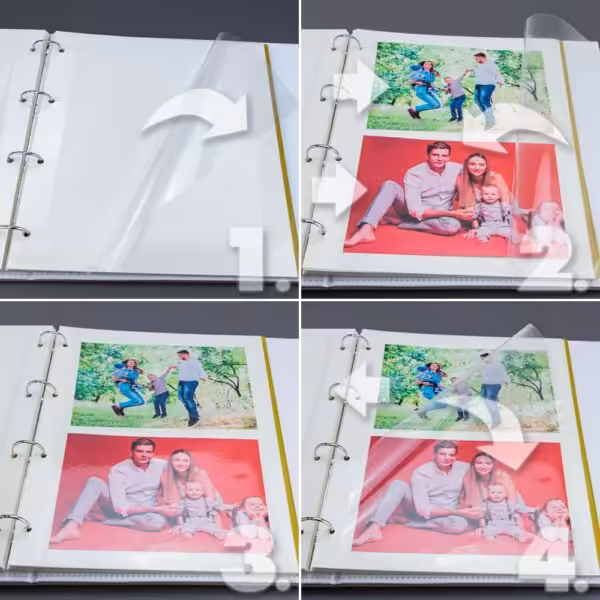 album na zdjęcia zielony - uniwersalny, klasyk -  20x31 - 50 stron