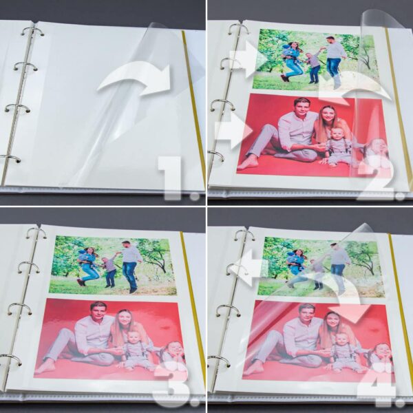 album na zdjęcia turkusowy - uniwersalny, klasyk - 20x31 - 30 stron