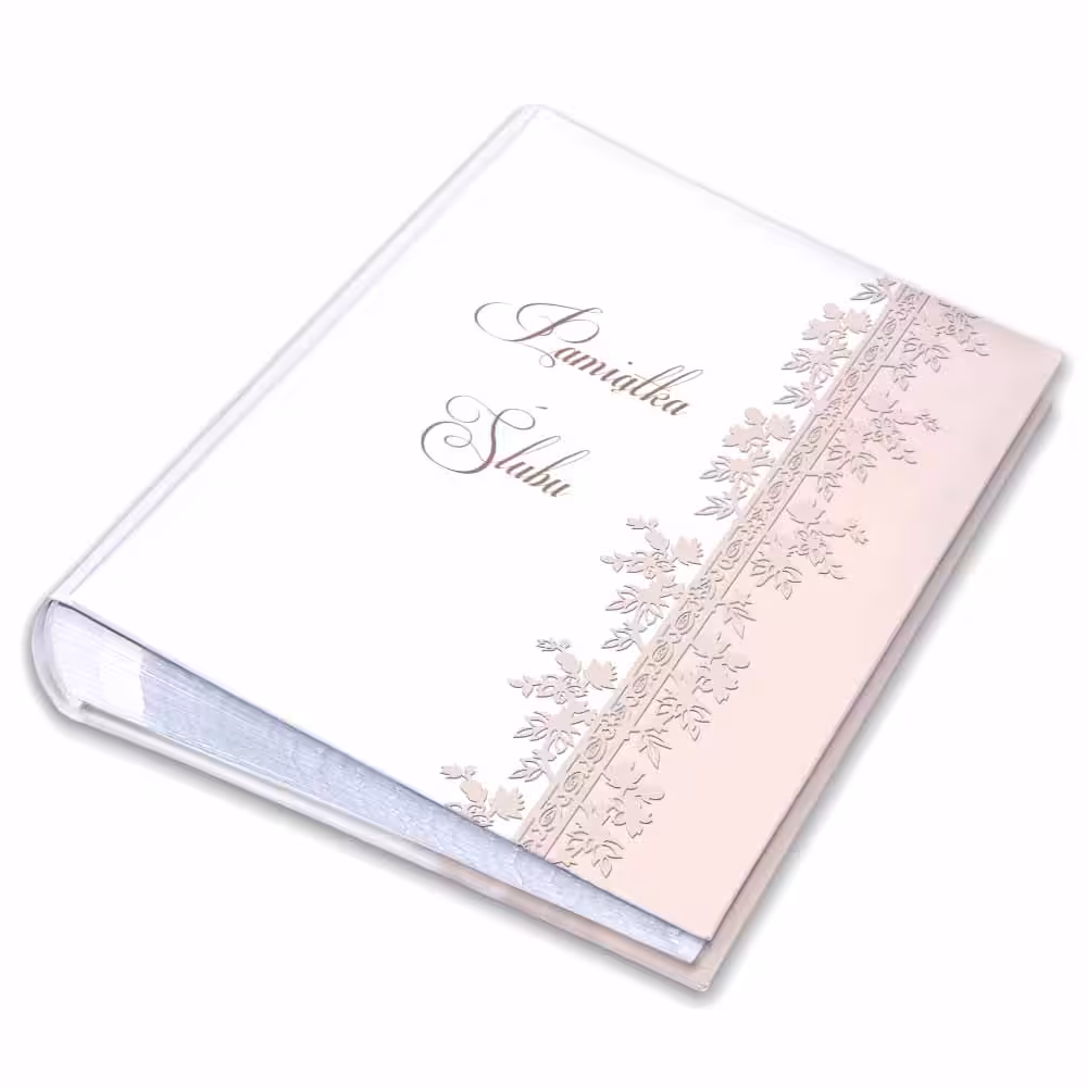 album kieszeniowy szyty - Ślub - pamiątka ślubu