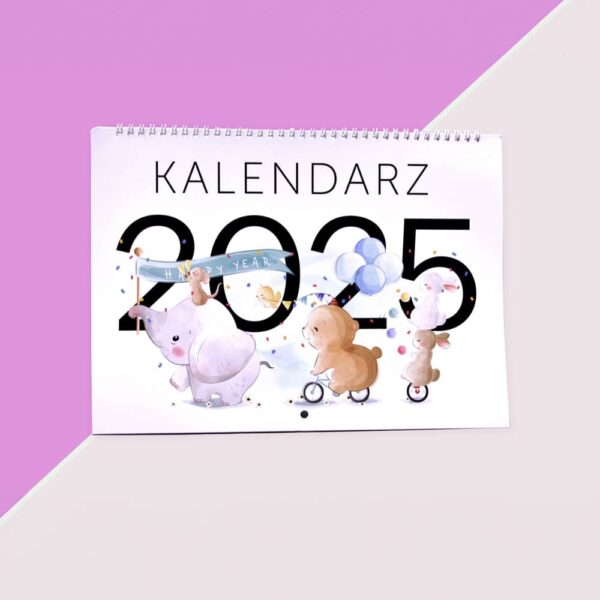 Kalendarz dziecięcy na rok 2025