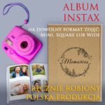 baner reklamowy albumów instax ręcznie robiony w Polski