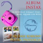 baner reklamowy albumów instax ręcznie robiony w Polski