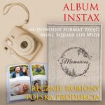 baner reklamowy albumów instax ręcznie robiony w Polski