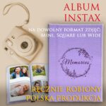 baner reklamowy albumów instax ręcznie robiony w Polski