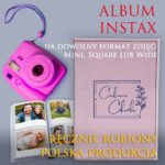 baner reklamowy albumów instax ręcznie robiony w Polski