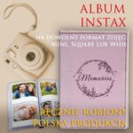 baner reklamowy albumów instax ręcznie robiony w Polski