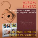 baner reklamowy albumów instax ręcznie robiony w Polski