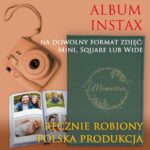 baner reklamowy albumów instax ręcznie robiony w Polski