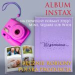 baner reklamowy albumów instax ręcznie robiony w Polski