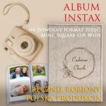 baner reklamowy albumów instax ręcznie robiony w Polski