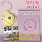 baner reklamowy albumów instax ręcznie robiony w Polski