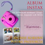 baner reklamowy albumów instax ręcznie robiony w Polski