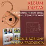 baner reklamowy albumów instax ręcznie robiony w Polski