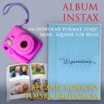 baner reklamowy albumów instax ręcznie robiony w Polski