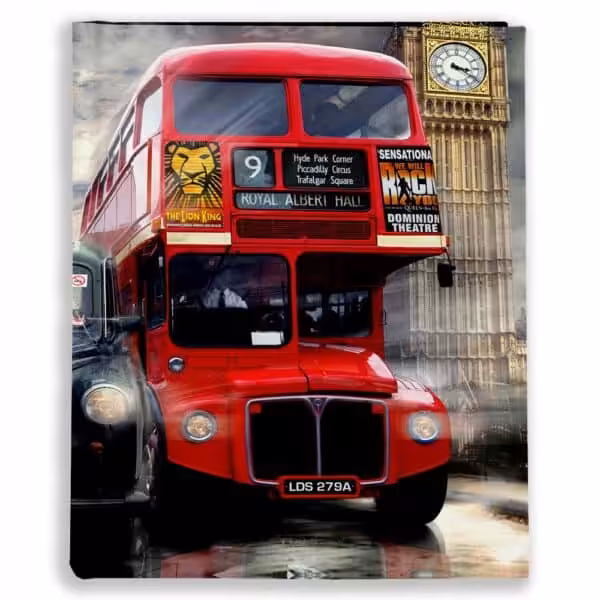 piętrowy autobus, londyn, album tradycyjny - 19,5x26 - 60 stron, bt353