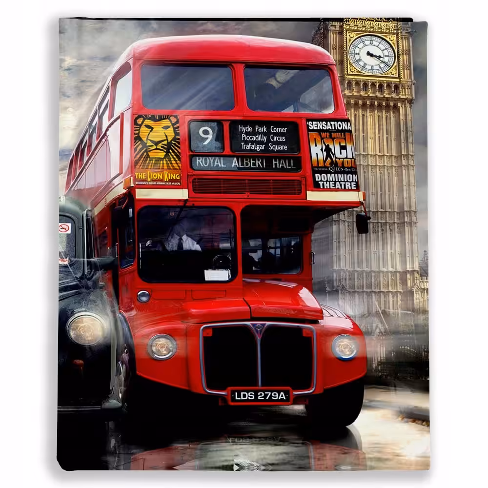 piętrowy autobus, londyn, album tradycyjny - 19,5x26 - 60 stron, bt353 piętrowy autobus, londyn, album tradycyjny - 19,5x26 - 60 stron, bt353