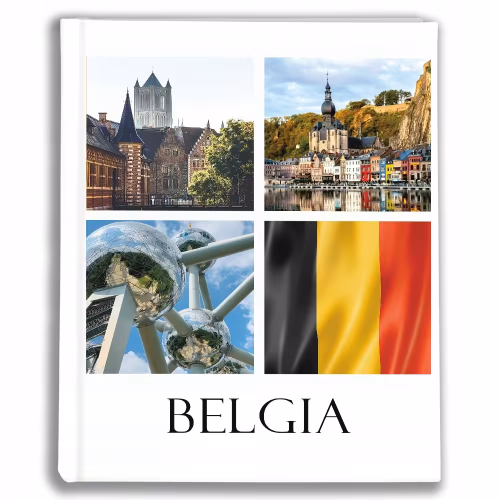 wakacje, pamiątka, belgia, album tradycyjny - 19,5x26 - 60 stron, bt577 wakacje, pamiątka, belgia, album tradycyjny - 19,5x26 - 60 stron, bt577