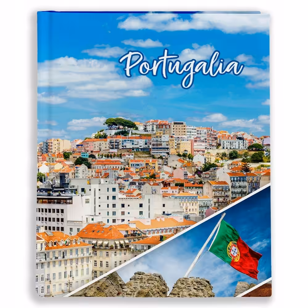 pamiątka z portugalii, album tradycyjny - 19,5x26 - 100 stron, bt533 pamiątka z portugalii, album tradycyjny - 19,5x26 - 100 stron, bt533