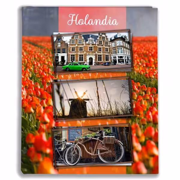 wakacje w holandii, album tradycyjny - 19,5x26 - 60 stron, bt362