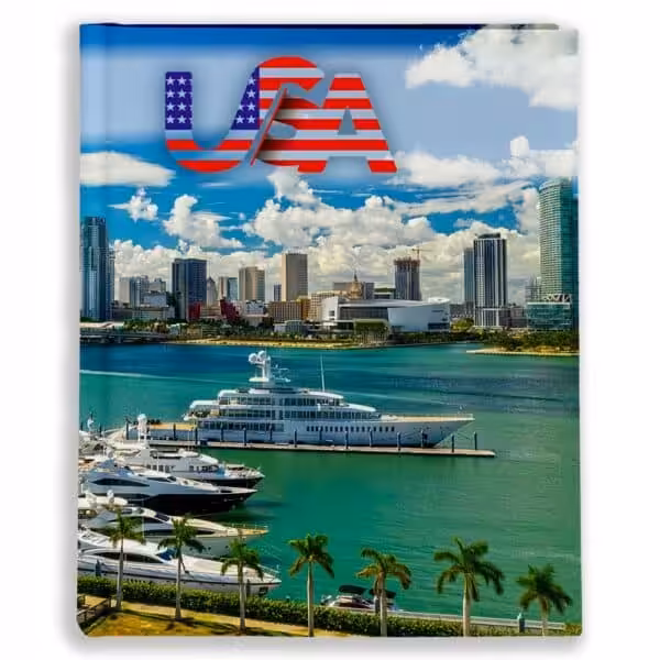 stany zjednoczone, wakacje, album tradycyjny - 19,5x26 - 100 stron, bt741