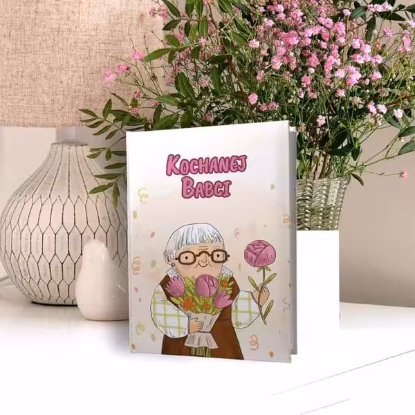 album na zdjęcia kieszeniowy, kochanej babci, dzień babci i dziadka