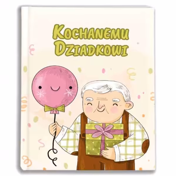 album na zdjęcia kieszeniowy, kochanemu dziadkowi, dzień babci i dziadka