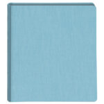 album tradycyjny, klasyczny na zdjęcia wklejane - płótno, cyjan (błękitny)