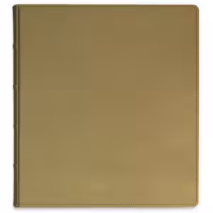 album tradycyjny, klasyczny na zdjęcia wklejane - skóra galanteryjna, złoty