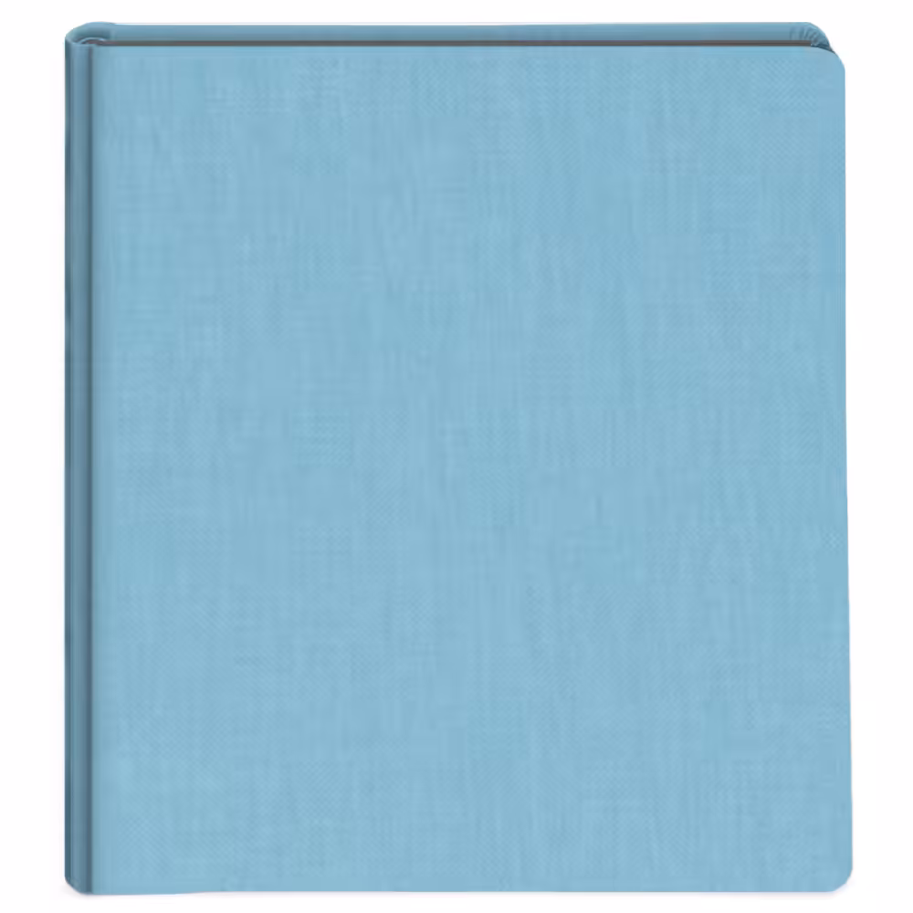 album tradycyjny, klasyczny na zdjęcia wklejane - płótno, cyjan (błękitny) album tradycyjny, klasyczny na zdjęcia wklejane - płótno, cyjan (błękitny)