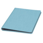 album tradycyjny, klasyczny na zdjęcia wklejane - płótno, cyjan (błękitny)