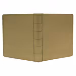 album tradycyjny, klasyczny na zdjęcia wklejane - skóra galanteryjna, złoty