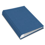 album na zdjęcia wsuwane | płótno | chabrowy