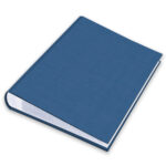 album na zdjęcia wsuwane | płótno | chabrowy