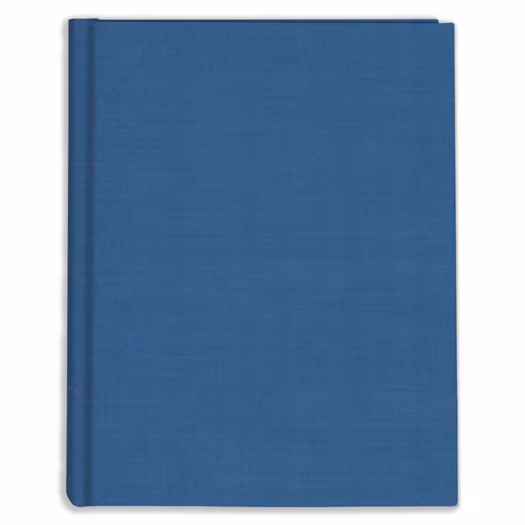 album na zdjęcia wsuwane | płótno | chabrowy