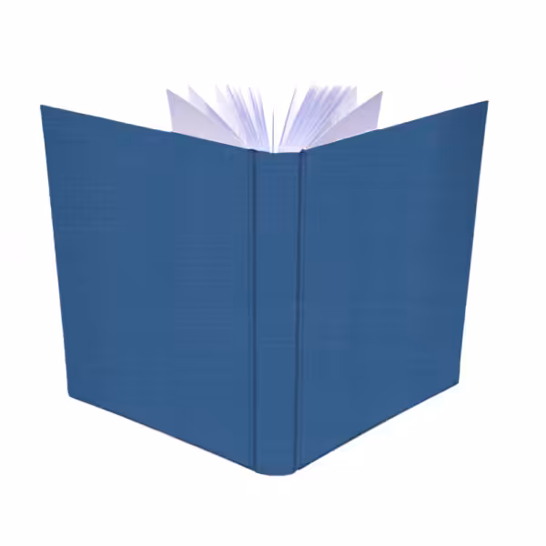 album na zdjęcia wsuwane | płótno | chabrowy