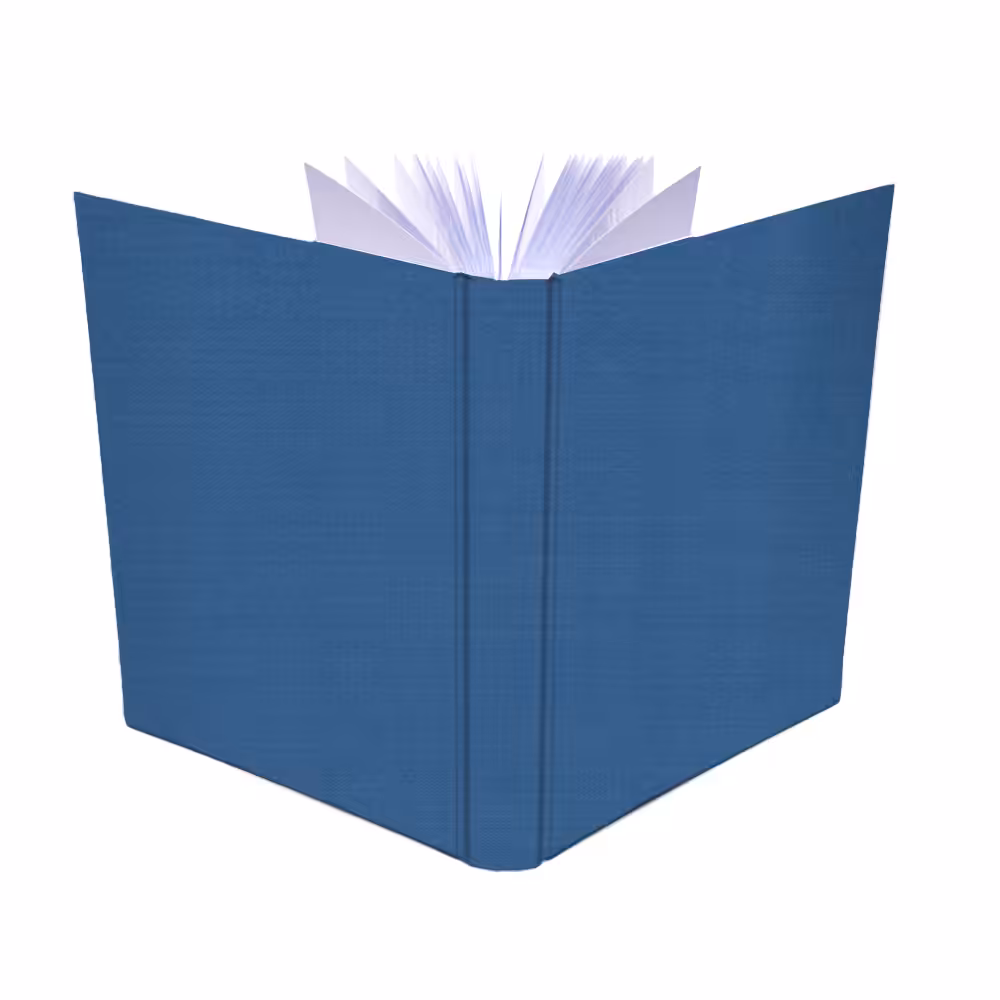 album na zdjęcia wsuwane | płótno | chabrowy