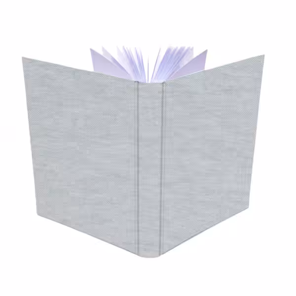 album na zdjęcia wsuwane | płótno | len popielaty