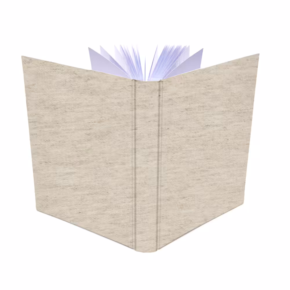 album na zdjęcia wsuwane | płótno | jasnobrązowy