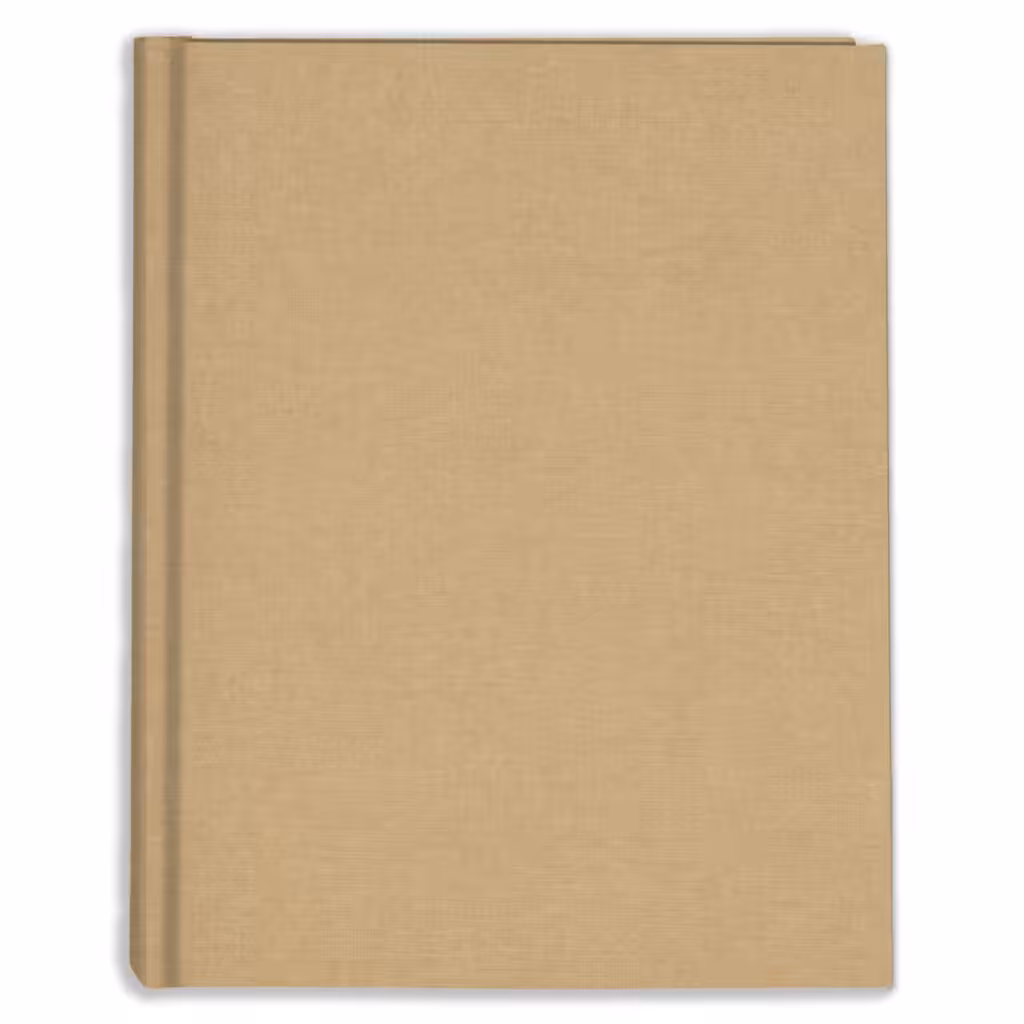 album na zdjęcia wsuwane | płótno | piaskowy