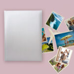 album na zdjęcia wsuwane | płótno | biały