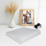 album na zdjęcia wsuwane | płótno | biały