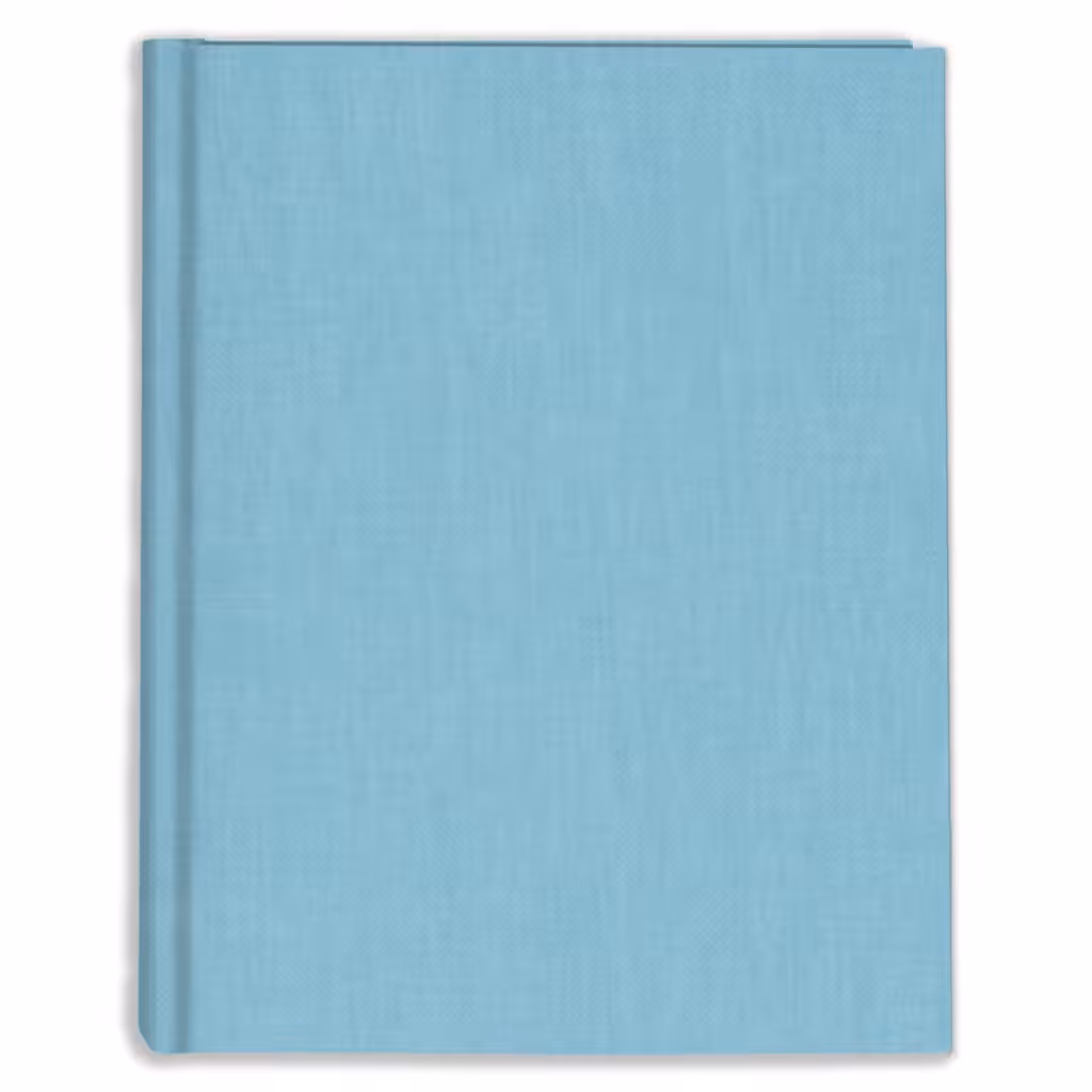 album na zdjęcia wsuwane | płótno | jasny niebieski
