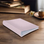 album na zdjęcia wsuwane | płótno | jasny róż