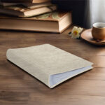 album na zdjęcia wsuwane | płótno | jasnobrązowy