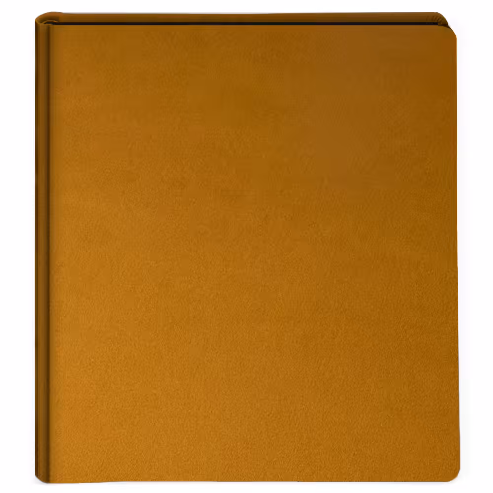 album do wklejania zdjęć, klasyczny | aksamit | miodowo-musztardowy