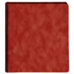 album do wklejania zdjęć, klasyczny | welur | ceglasty