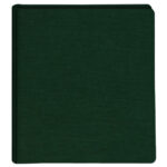 album do wklejania zdjęć, klasyczny | płótno | ciemnozielony