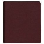album do wklejania zdjęć, klasyczny | płótno | bordowo-brązowy