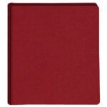 album do wklejania zdjęć, klasyczny | płótno | czerwień retro