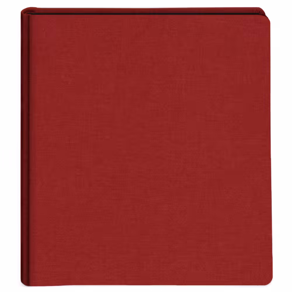 album do wklejania zdjęć, klasyczny | płótno | czerwień retro